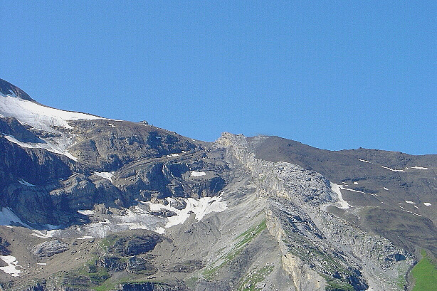 Blümlisalp hut SAC (2840m) and Hohtürli (2778m)