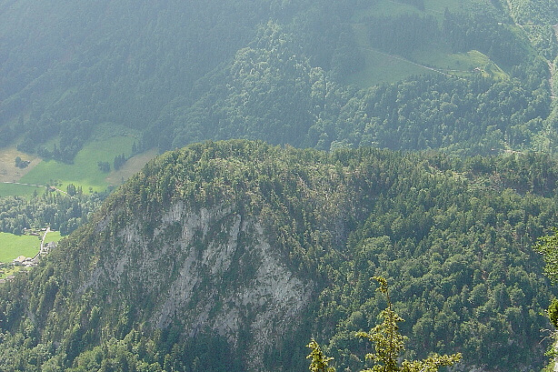 Blick auf die Burgflue (981m)