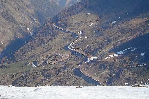 Simplon pass road