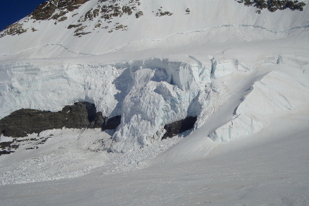 Gletscherabbruch am Mönch