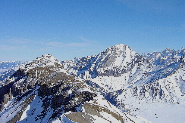 Rotstock (2623m) und Lohner (3049m)
