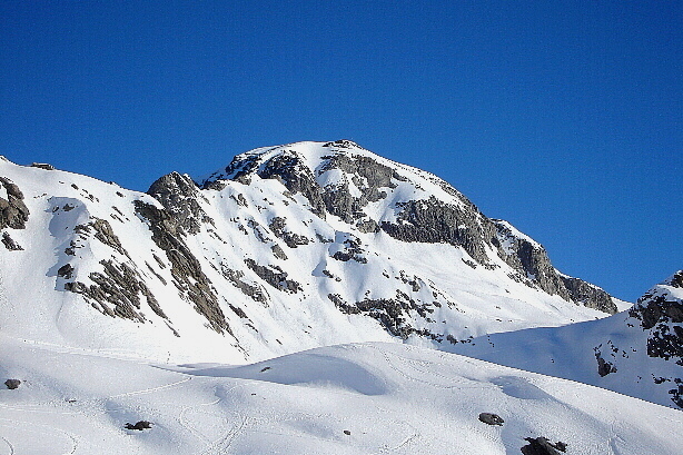 Sackhorn (3212m) von der Bergstation Gandegg