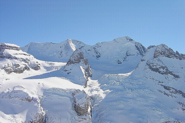 Blüemlisalp - Morgenhorn (3623m) und Wyssi Frau (3650m)