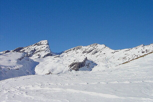 Schwarzhorn (2928m) und Wildgärst (2891m)