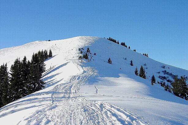 Start am Skilift Hütlistalden