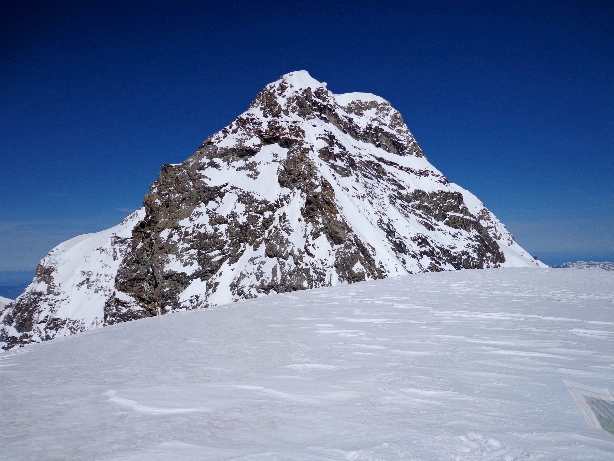 Gipfel Louwihorn (3773m) und Rottalhorn (3969m)
