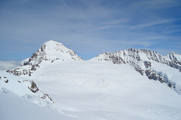 Mönch (4107m) und Trugberg (3932m)