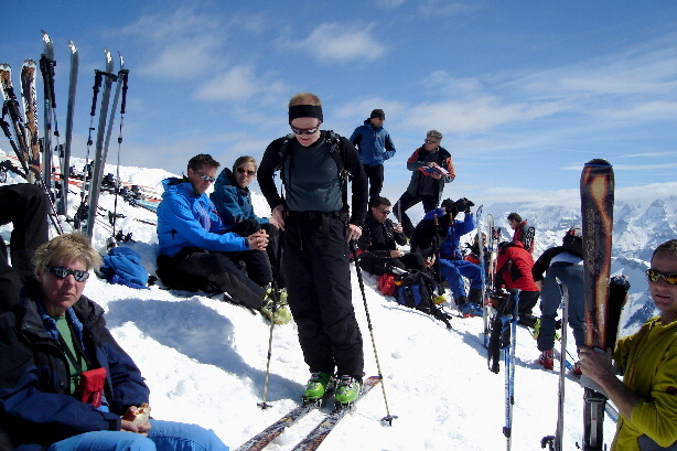 On the summit of Männlifluh (2652m)