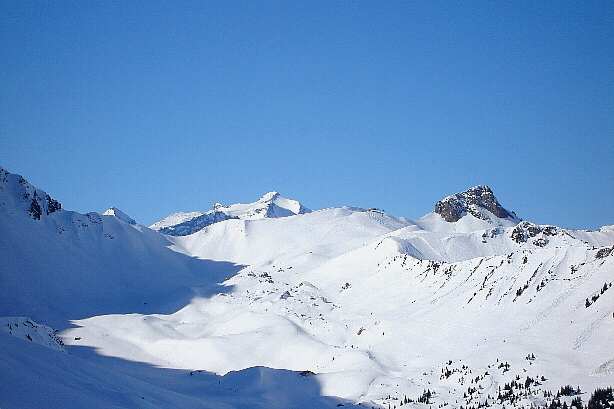 Wildhorn (3247m) and Regenboldshorn (2193m)