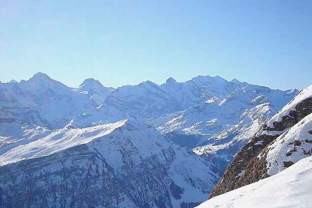 Tschingelhorn (3576m), Ellstabhorn (2830m), Tschingelspitz (3304m)