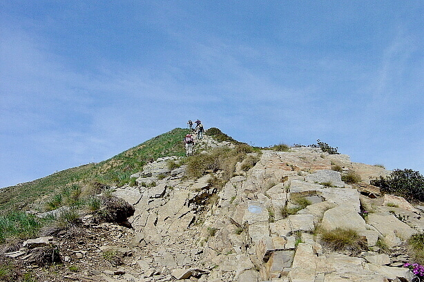 The ridge to the summit of Monte Tamaro